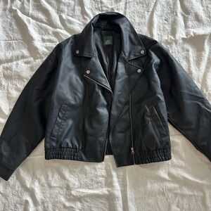 Women Black Leather Jacket